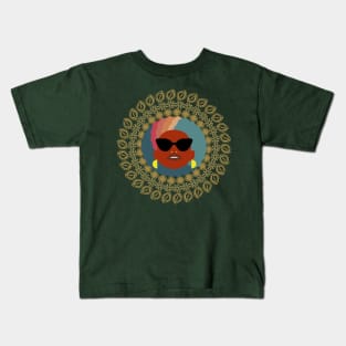 afro vintage style Kids T-Shirt